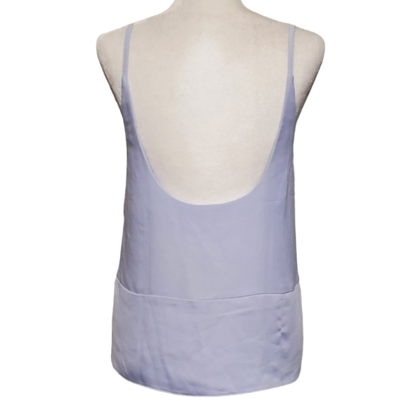 Asos Backless Cami Womens Size 6 Blue Scoop Neck Spaghetti Strap Top - Picture 4 of 10